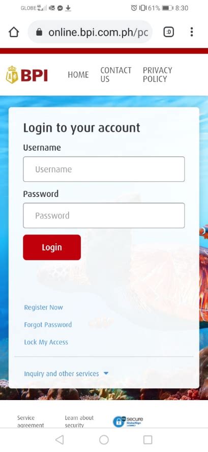 how to enroll bpi online.